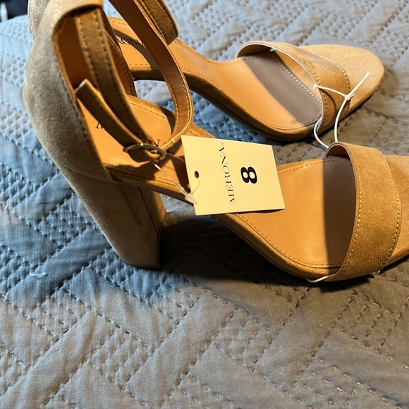 NWT Merona : Lulu Block Heels Open Toe Sandals - 8 - Picture 5 of 10